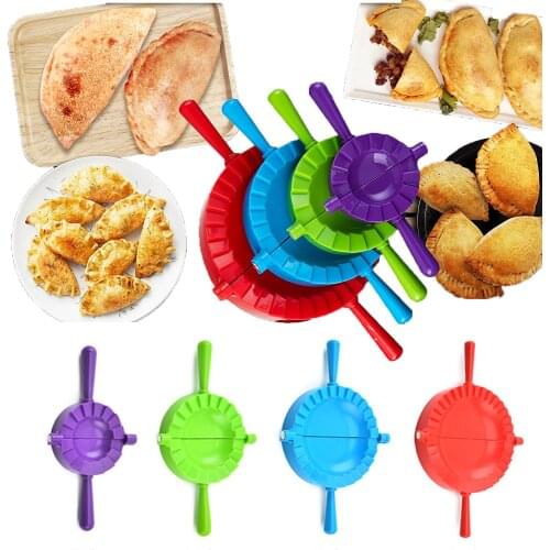 New DIY Dumplings Maker Tool Plastic Manual Dumpling Mold Machine Pie Ravioli Press and Cutter Easy Jiaozi Mould