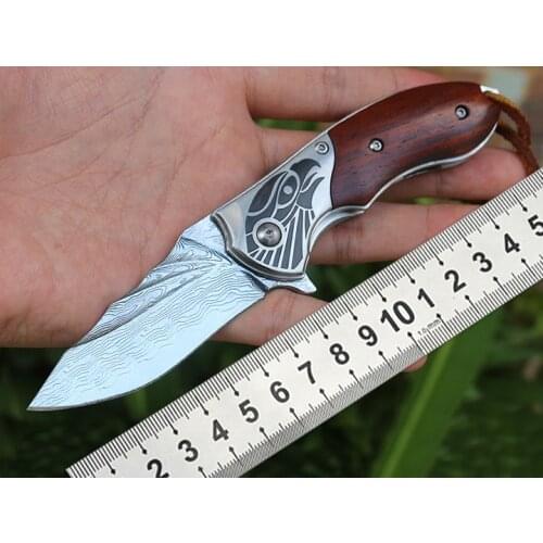 New Outdoor Pocket Hunting Survival Folding Knife Mini Knives Camping Fruit Knife Tactical Tool Hiking Rescue Knife EDC Gift