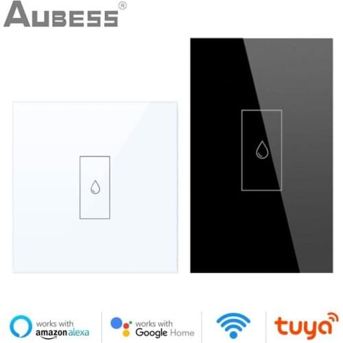 Tuya WiFi Water Heater Switch EU/US Standard Touch Switch 20A 4400W Remote Control ON OFF Timer Voice Control Alexa Google Home