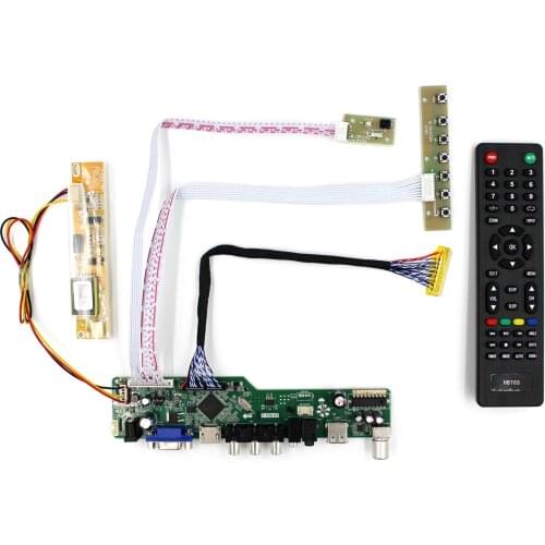 HD MI VGA AV USB RF LCD Controller Board Work for 15inch 1600x1200 IAUX14 IAUX14S IAUX14P IAUX14K IAUX14N LCD Screen