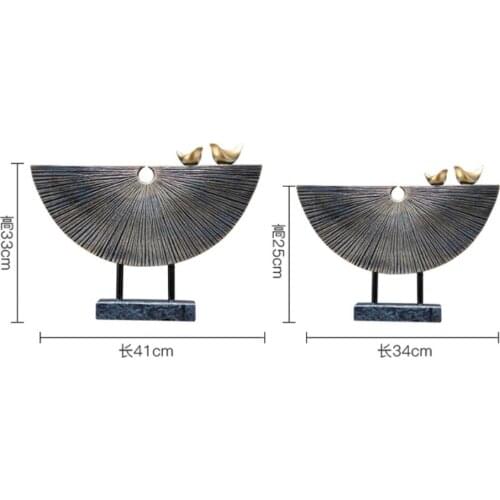 Resin modern living room office creative home crafts decoration