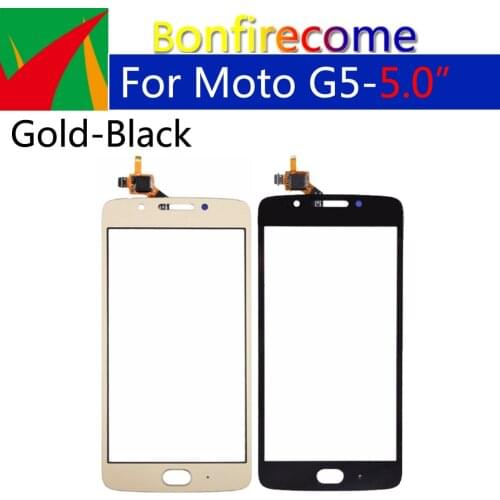 10pcs\lot For Motorola-Moto G5 XT1672 XT1676 XT1670 Touch Screen Digitizer Front Glass Panel Sensor Replacement Touchscreen