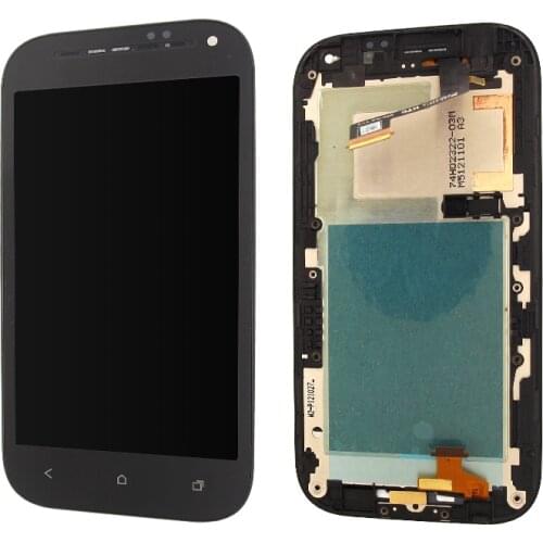 4.3" Original C525e T528t LCD Screen Touch Digitizer with frame and tools Assembly Replacement For htc One SV Display