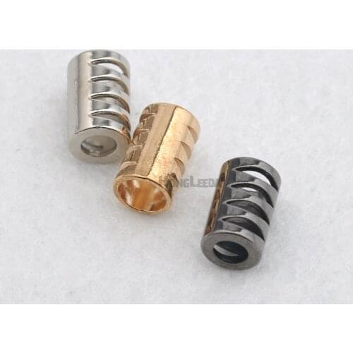 90pcs Cord Ends Lock Cap 25*7.5mm metal zinc alloy bell stoppers cord ends lock for 5mm bung black/silver/gold BELL-010