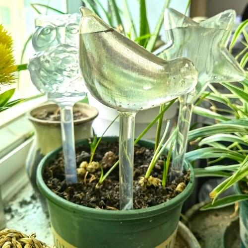 Automatic Watering Spike Auto Drip Irrigation System Plants Flower Indoor Household Waterers Bottle watering device garden tools