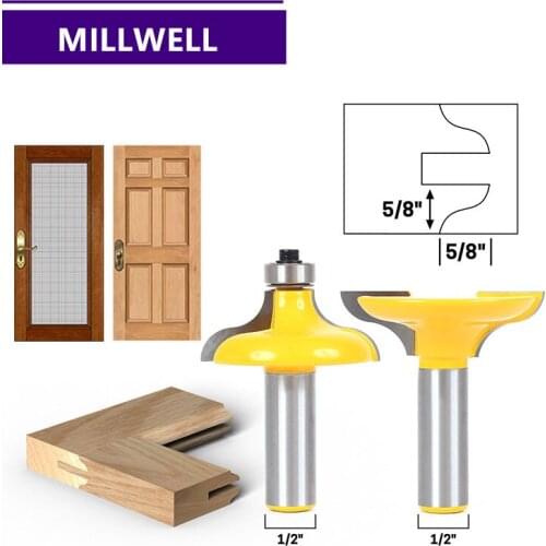 2PCS-Free shipping woodworking router bit,solid carbide end mill,wood milling cutter, wood tool,Kitchen knife cabinet door knife