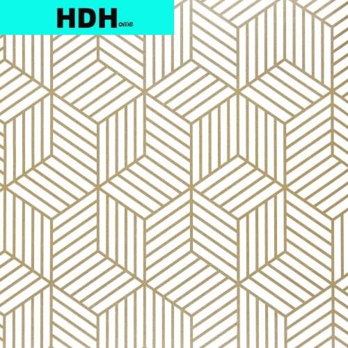 Geometric Hexagon Peel and Stick Wallpaper Removable Self Adhesive Wallpaper Vinyl Film Shelf Paper & Drawer Liner Roll for Home