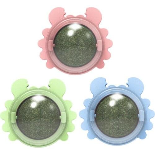 Pet Catnip Toys Safety Healthy Cat Mint Molar Teeth Cleaning Chew Toys Pet Teeth Grinding Catnip Balls Interactive Cat Toys