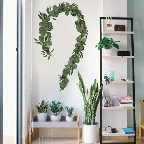 Simulation Leaves Garland Green Plant Kitchen Garden Office Decoration