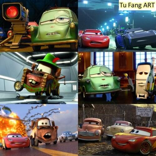 Disney Canvas Painting Car Mobilization Movie Wall Art Nordic Posters and Prints Wall Pictures for Living Kids Home Decoration