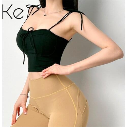 KE Net red sports bra women shockproof gathering running training quick-drying underwear yoga camisole bra outer wear