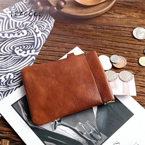 Genuine Leather Coin Purse Women Men Small Mini Short Wallet Bag Money Change Key Earbuds Headphone Card Holder for Kids Girl