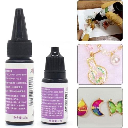 1 Pcs Crystal Epoxy UV Gem Adhesive Curing Adhesive Jewelry High Transparent Adhesive Fast Dry Hard Adhesive