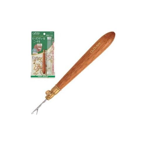 57-566 Clover Kantan Couture Bead & 57-573 Clover neddle Embroidery Tool Sequins Spangles Tambour Fine Hook art NO:9900