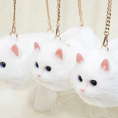 Mini bag with versatile chain high quality cute fashion cat bag cross body bag clutch bag