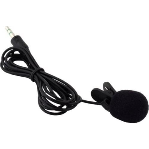 2020 New Portable 1PC/2PCS/5PCS Mobile Phone Audio Recording Clip-on Type Mini Microphone Interview 3.5mm Lapel Mic