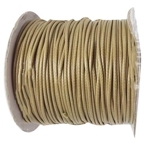 Wheat Korea Polyester Wax Cord Waxed Thread+0.5mm DIY Jewelry Findings Bracelet Necklace Wire String Accessories+200yds/roll
