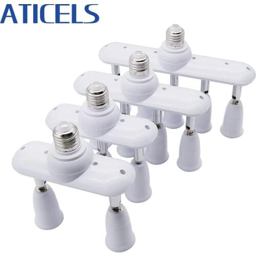 1 To 2/3/4/5 E27 To E27 Socket Splitter Adjustable Converters Lamp Base Holder For E27 LED Bulb