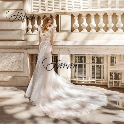 Sexy V-Neck Sleeveless Lace Appliques Wedding Dress Backless Bow Court Train Tulle Bridal Gown robe de soirée de mariage