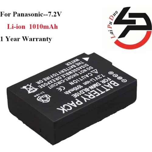 Brand New 1010mah Replacement Camera Battery For Panasonic DMW-BLD10 DMC-G3 DMC-GF2 DMC-GX1 DMC-GF2CS DMC-GX1XS