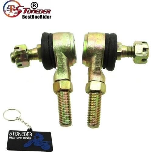 STONEDER M10 Bolt Tie Rod Ends Ball Joiners Left & Right YFM 350XE F 35FXG M BLASTER YFS200F BREEZE YFA1F 2WD WOLVERINE Steering