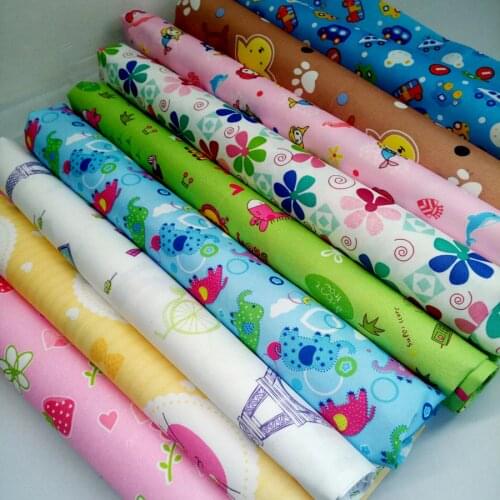 Waterproof TPU Peach-Skin Qualified Fabric Eco Friendly Baby Soft Urine Pad Washable