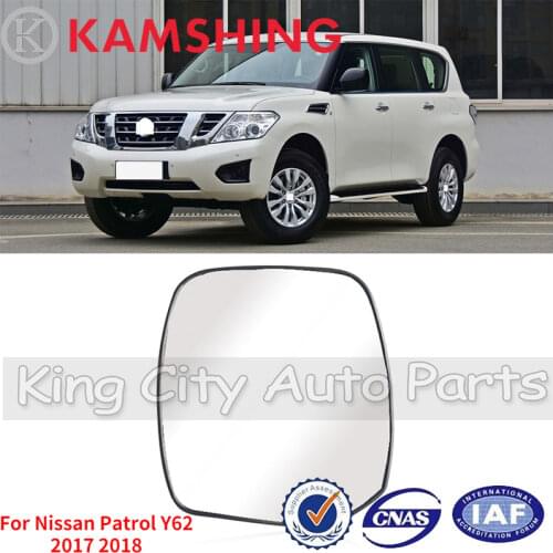 CAPQX For Nissan Patrol Y62 2017 2018 Outer Rearview Mirror Glass Door Mirror Side Rear View Mirror Reverse Lens with Heating