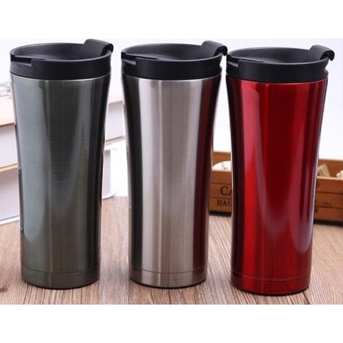 1 Pcs 500ml Double Stainless Steel Coffee Mug Thermos Mug Travel Thermal Cup Thermosmug Kitchen Tools Cocina Dropshipping