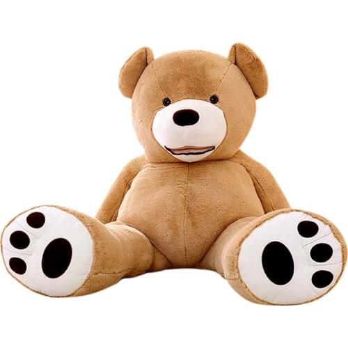 100-260cm The American Giant Bear Skin Animal High Quality Kids Toys Birthday Gift Valentines Day Gifts for Girls And Children