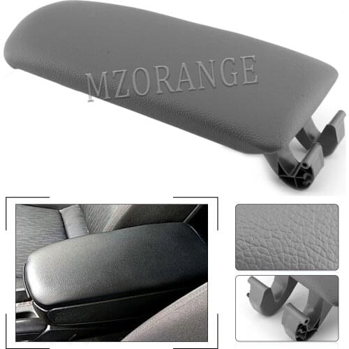 Car Accessories Leather Car Armrest Latch Cover For Audi A4 B6 B7 2001-2008 Center Console Arm Rest Storage Box Lid Cover Auto