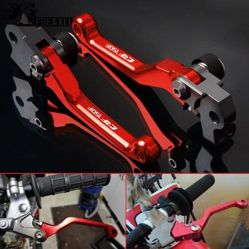 CNC Motorbike Pivot Brake Clutch Levers Dirt Bike Lever Handles For Honda CRF150F CRF 150F CRF 150 F 2003 2014 2015 2016 2017