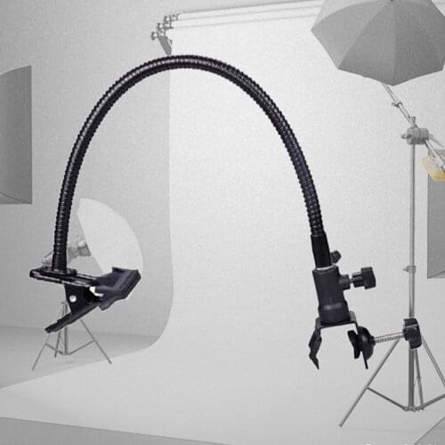 Background Holder C Clamp Clip Camera Photo Studio Accessories Light Stand Flex Arm Reflector Photo Camera Fotografica