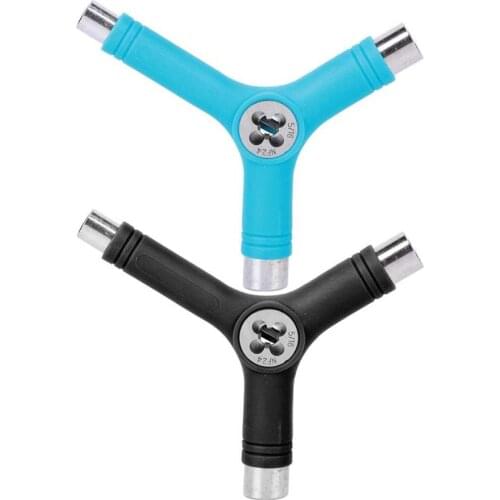 Skateboard Wrench Skateboard Wheels Y Type Skate Wrenchs Skateboard T-tool Wrench Multipurpose Five Functions Alloy Steel Wrench