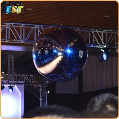 Fantasy Giant Inflatable Mirror Balloon /Light Reflective Mirror Ball /Hanging Mirror Sphere for Event/Christmas/Party/Wedding