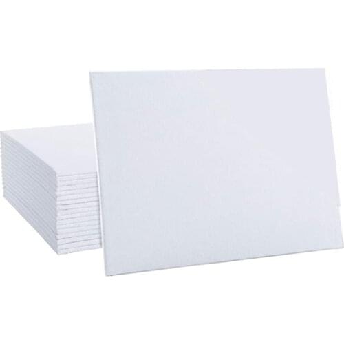 Canvas Panels - 8X10 Inch/18 Pack. Artist Painting Canvas Boards Value Pack for Oil & Acrylic Painting