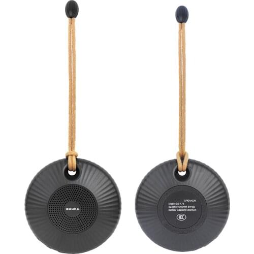 CBOKE BS-176 Mini Wireless BT Speaker & FM Radio Portable Rechargeable BT Speakers Support TF Card Small Speaker for Home Travel