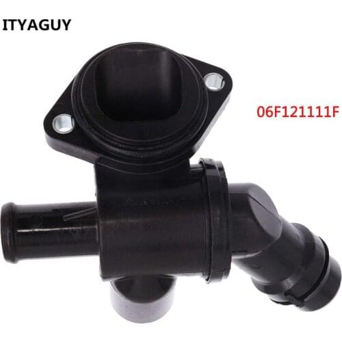 Engine Coolant Thermostat Housing Assembly 06F121111F For Audi A3 Base 2.0 L4 TT 06D121111G 11654024036