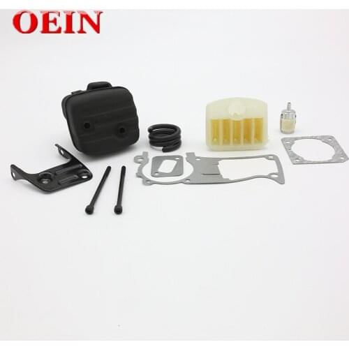Muffler Bracket Bolts Air Filter Gasket Kit Fit For HUSQVARNA 351 353 350 340 345 346 XP Gasoline Chainsaw Parts OEM 503862703