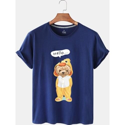 Summer Womens Blouse Lovely T-shirt Loose Short Sleeves Round Collar Womens T-shirt Comfortable Fashion T-shirt Cotton Women