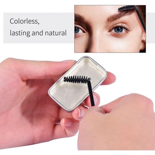 3D Eyebrow Makeup Soap Long-lasting Waterproof Eyebrow Shaping Cream Natural Tone Fixing Brush