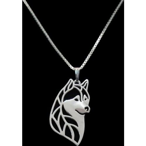Newest Unique Handmade Siberian Husky pendant choker Necklace women Dog Jewelry Pet Lovers Gift Idea