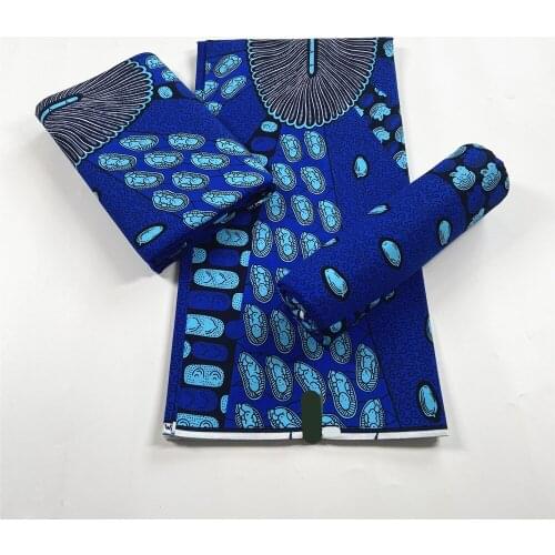 2021 New 100% Cotton African Wax Print Fabric Ghana Wax Fabric High Quality African Loincloth 6Yards For Clothes X816-7