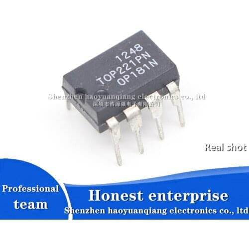 10PCS Brand new original straight plug TOP221PN DIP-8 imported switching power management IC brand new original BOM with single