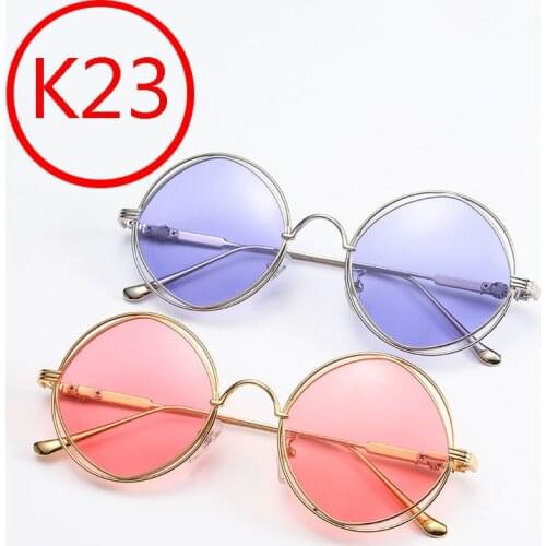 K23 Anti blue light glasses cross flower pure titanium fashion accessories retro titanium plate spectacle frame myopia spectacle