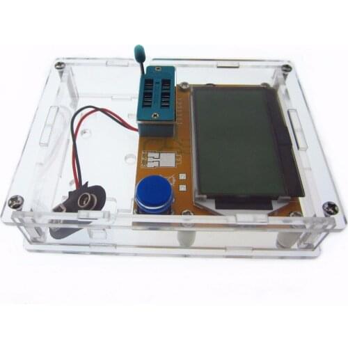 LCR-T4 Mega328 M328 Diode Triode Capacitance ESR Meter MOS PNP Transistor Tester LCD Display Transistors Diodes With Case Box