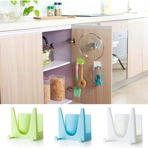 5.5 x 4 x 5.5CM Kitchen Pot Pan Cover Shell Storage Holder Rack 2019 Hot Sale Home Cooking Plastic Accessories Sucker Tool