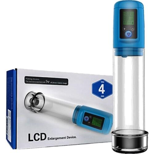 Adult Products Sex Toys for Men Male Penis Enlargement Device Penis Bigger Growth Pumps Penis Extender Enhancer Vibrator Pump