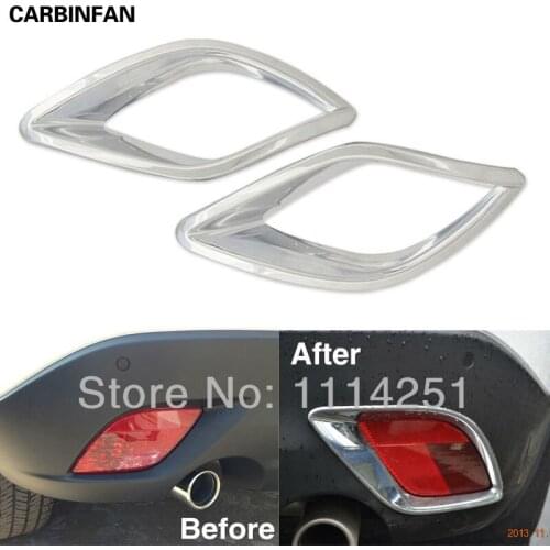 High Quality ABS Rear Fog Light Lamp Cover Trim 2pcs/set For 12 13 Mazda CX-5 CX5 2012 2013