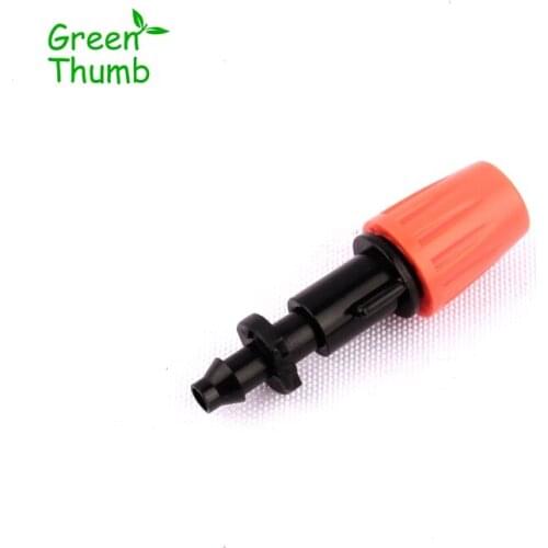 15sets Adjustable Mist Nozzle Spray Head with 4/7 Hose Connector Green House Irrigation Cooling Humidify Sprayer