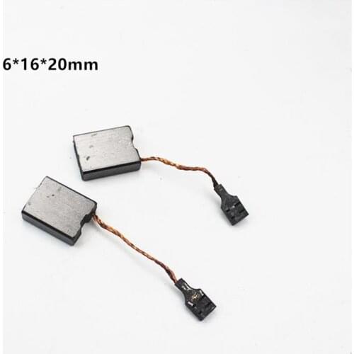6*16*20mm carbon brush for Bosch 180/230 angle grinder carbon brush（2pcs